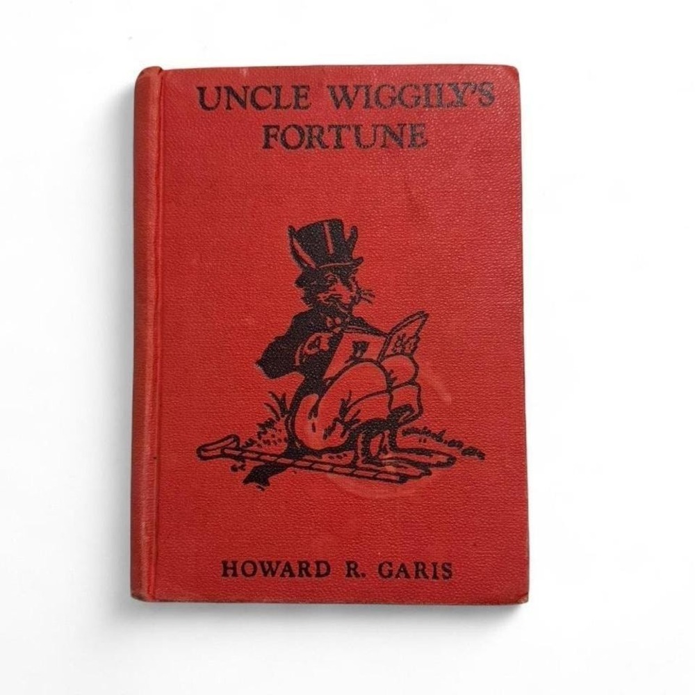 Vintage‎ children's book. Copyright 1942. Uncle Wiggily's Fortune Red Hardback